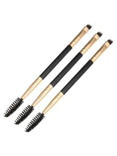 PINCEL DE CEJAS DOBLE DORADO