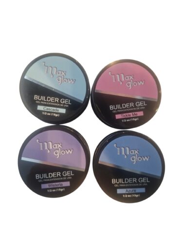 BUILDER GEL COLORES MAXGLOW X4