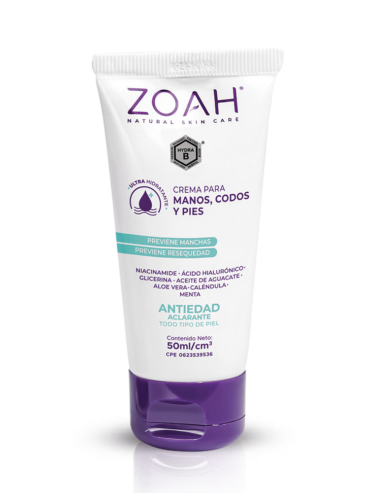 CREMA PARA MANOS CODOS ZOAH