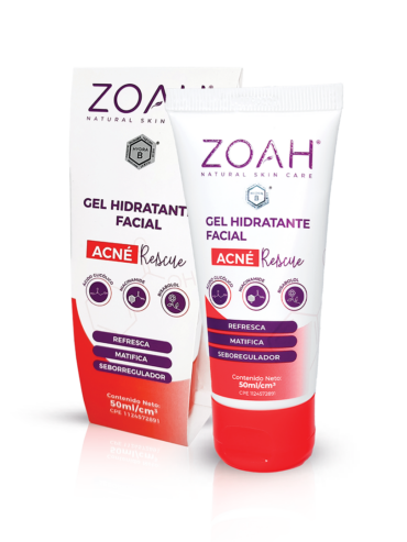 GEL HIDRANTE ACNE RESCURE 50ML ZOAH